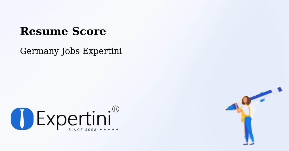 Resume Score & Job Description Match Tool – Bretten - Germany Jobs Expertini
